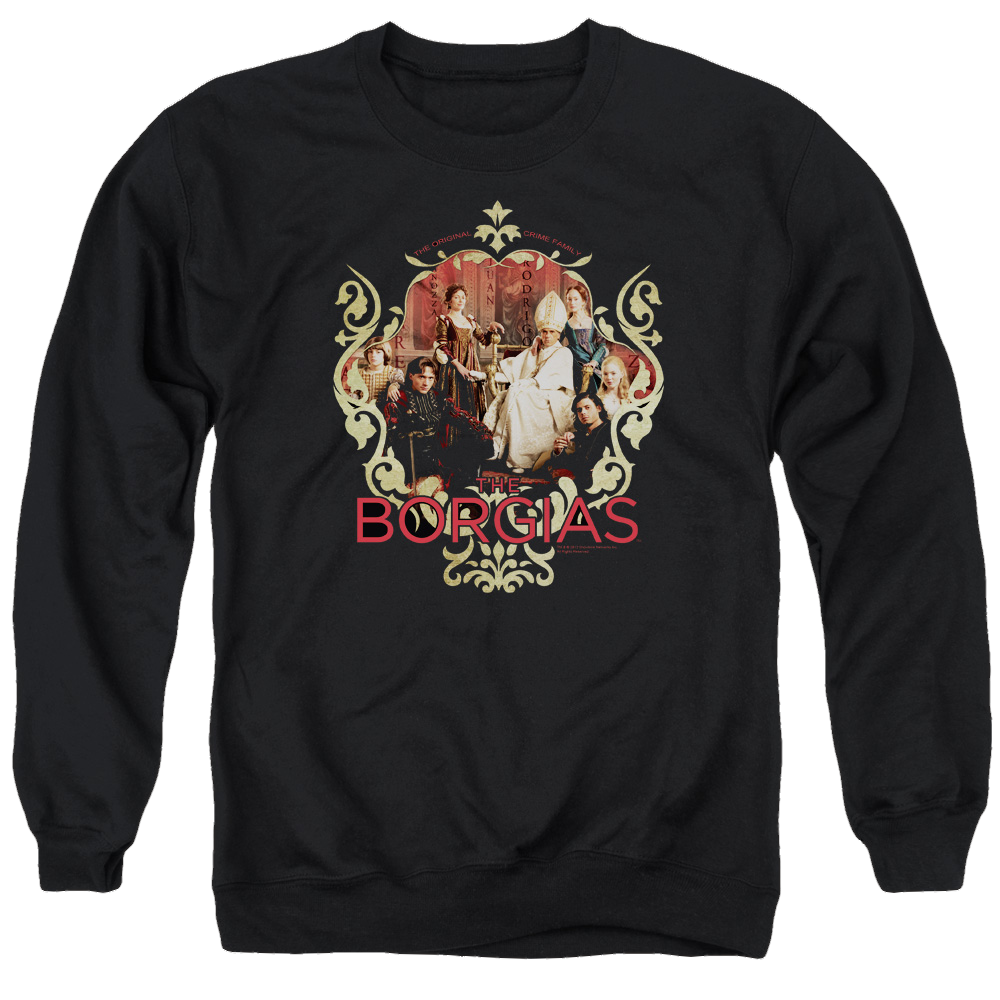 Borgias Family Portrait - Men's Crewneck Sweatshirt Men's Crewneck Sweatshirt Borgias