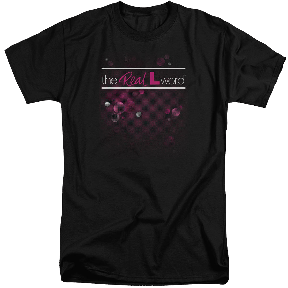 Real L Word, The Flashy Logo - Men's Tall Fit T-Shirt Men's Tall Fit T-Shirt The Real L Word