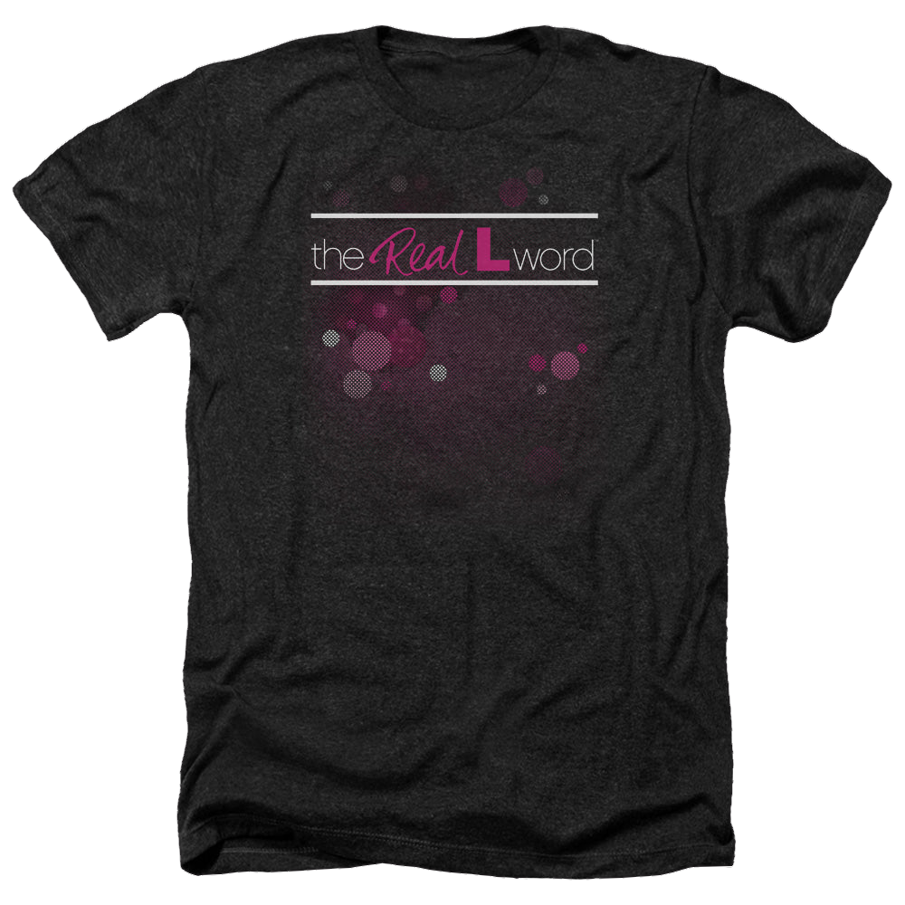 Real L Word, The Flashy Logo - Men's Heather T-Shirt Men's Heather T-Shirt The Real L Word
