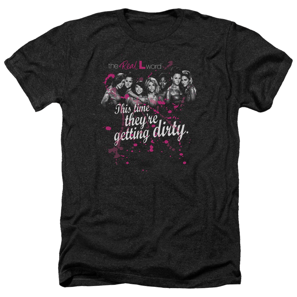 Real L Word, The Dirty - Men's Heather T-Shirt Men's Heather T-Shirt The Real L Word