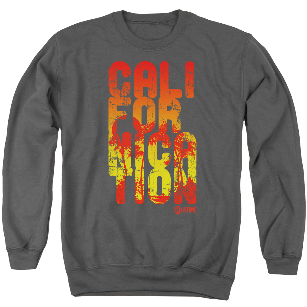 Californication Cali Type - Men's Crewneck Sweatshirt Men's Crewneck Sweatshirt Californication