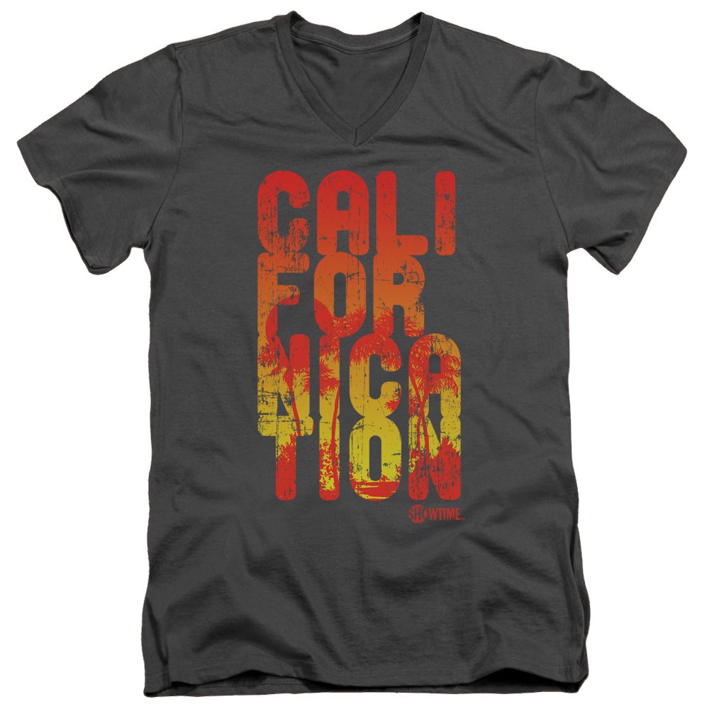 Californication Cali Type - Men's V-Neck T-Shirt Men's V-Neck T-Shirt Californication