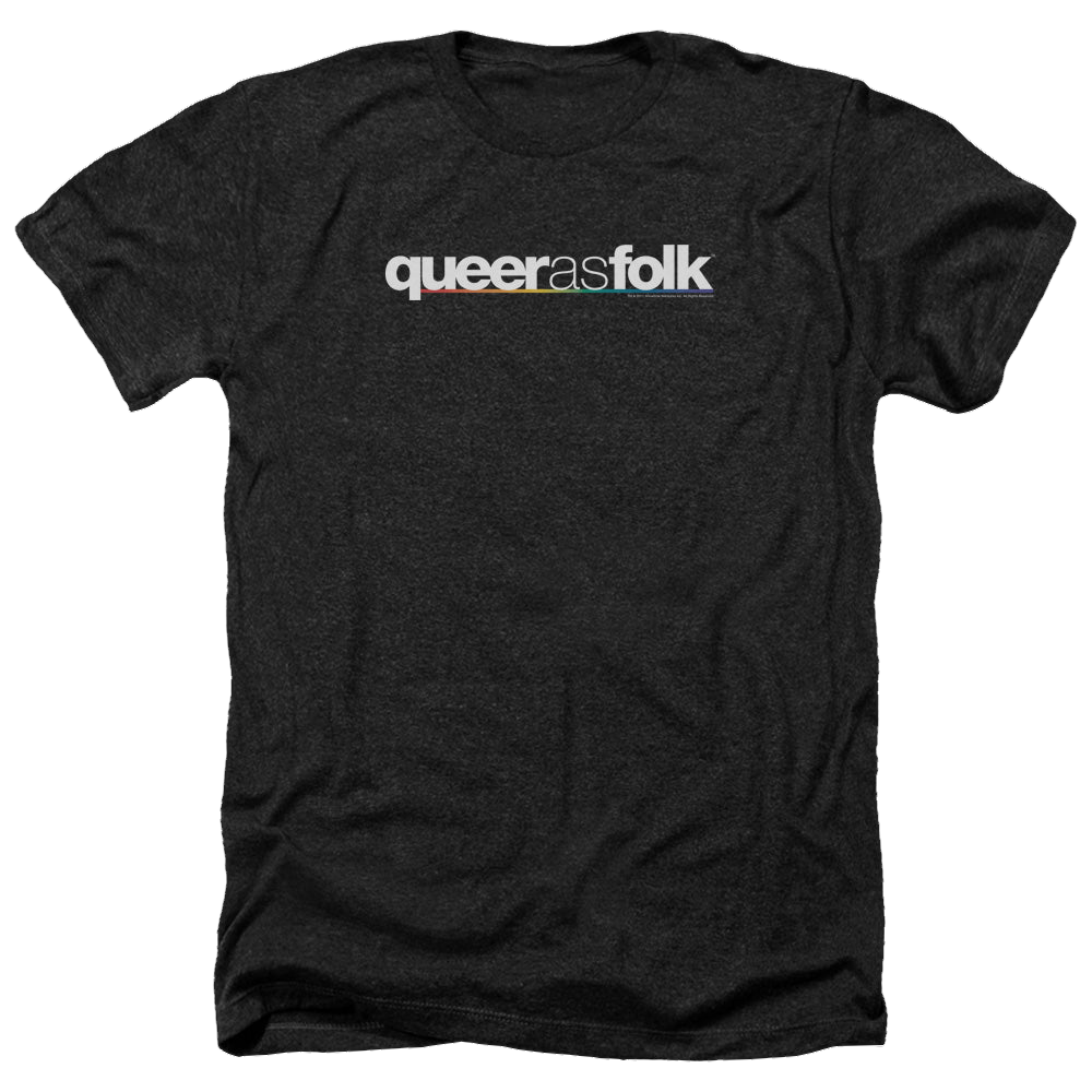 Queer as Folk Logo - Men's Heather T-Shirt Men's Heather T-Shirt Queer as Folk