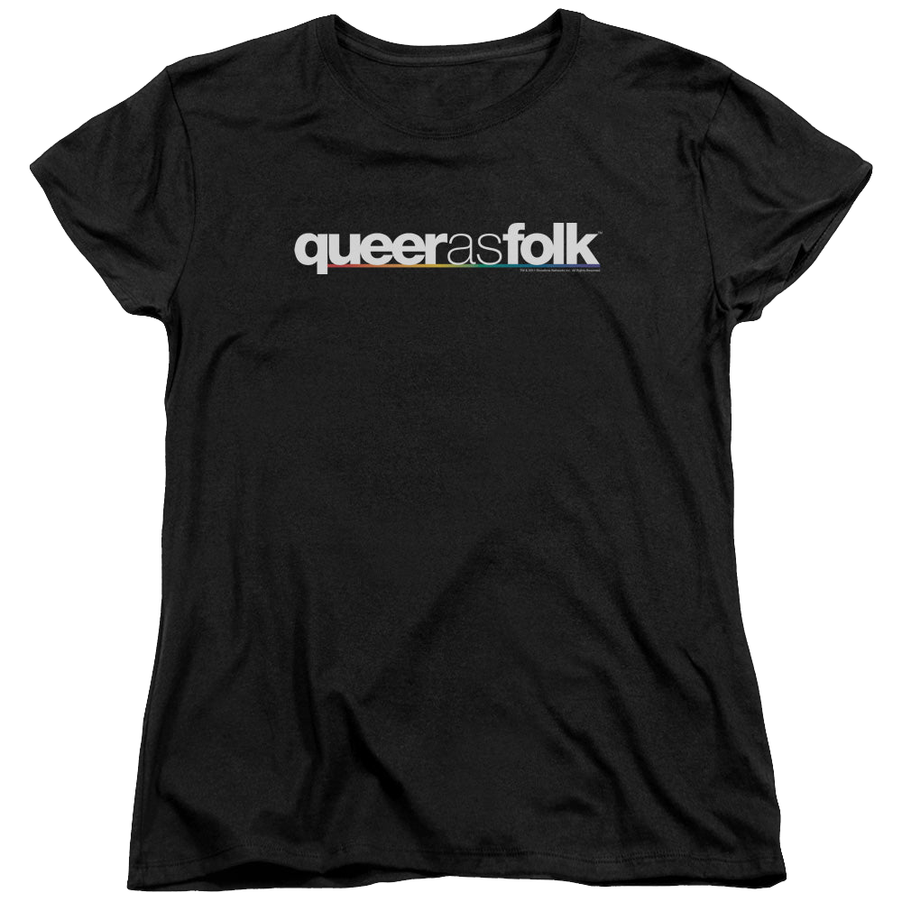 Queer as Folk Logo - Women's T-Shirt Women's T-Shirt Queer as Folk
