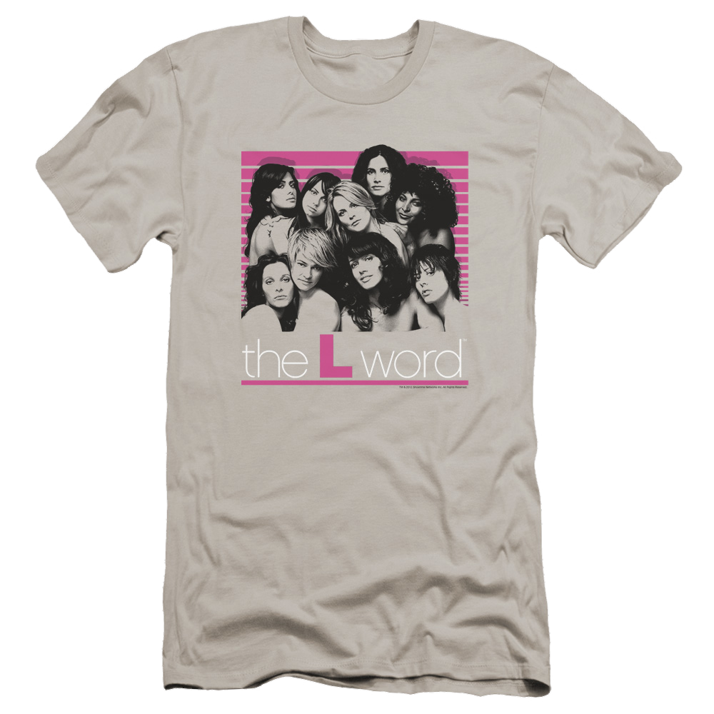 L Word, The Cast - Men's Premium Slim Fit T-Shirt Men's Premium Slim Fit T-Shirt The Real L Word