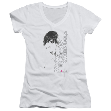 L Word, The Looking Shane Today - Juniors V-Neck T-Shirt Juniors V-Neck T-Shirt The Real L Word