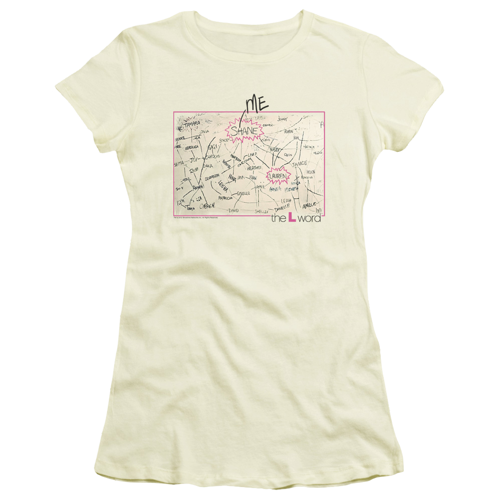 L Word, The Chart - Juniors T-Shirt Juniors T-Shirt The Real L Word