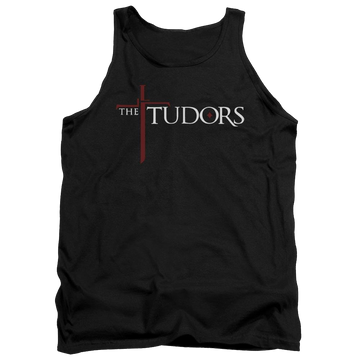 Black men's tank with The Tudors Logo graphic
