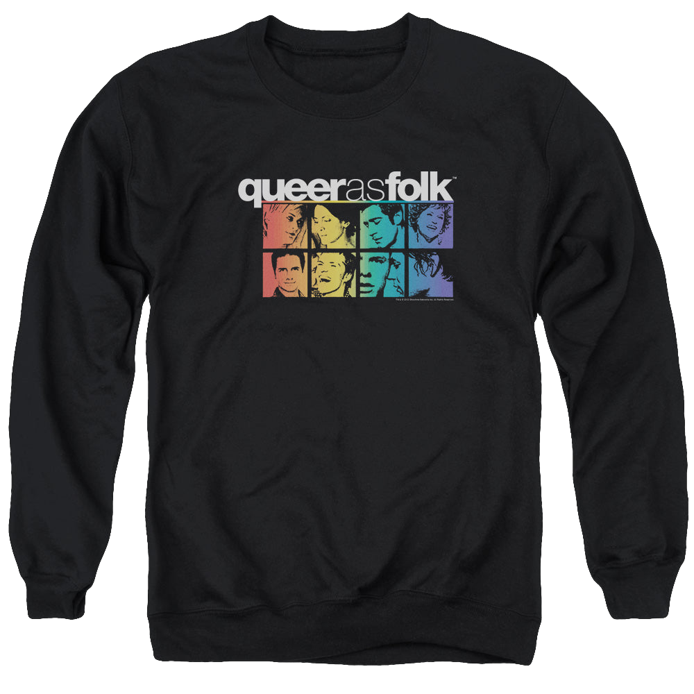 Queer as Folk Cast - Men's Crewneck Sweatshirt Men's Crewneck Sweatshirt Queer as Folk
