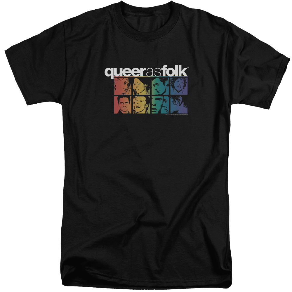 Queer as Folk Cast - Men's Tall Fit T-Shirt Men's Tall Fit T-Shirt Queer as Folk