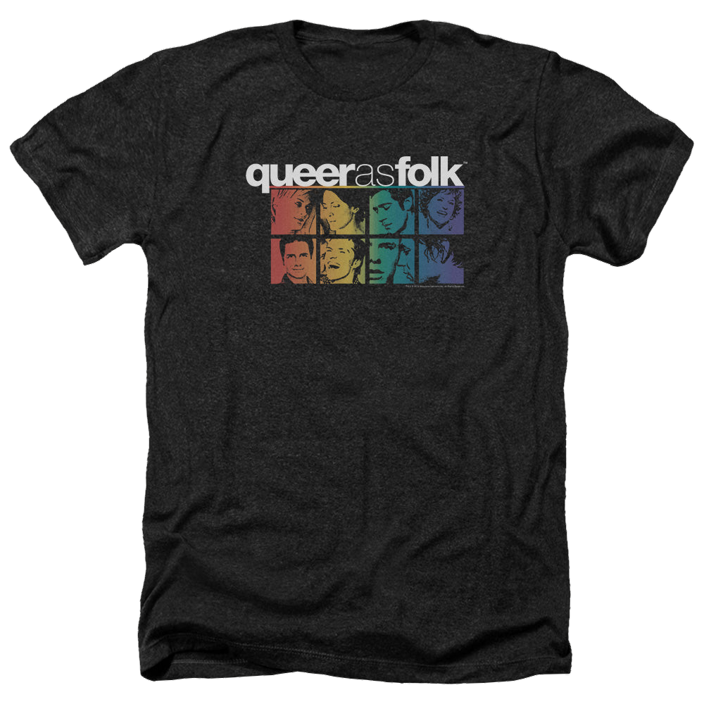 Queer as Folk Cast - Men's Heather T-Shirt Men's Heather T-Shirt Queer as Folk