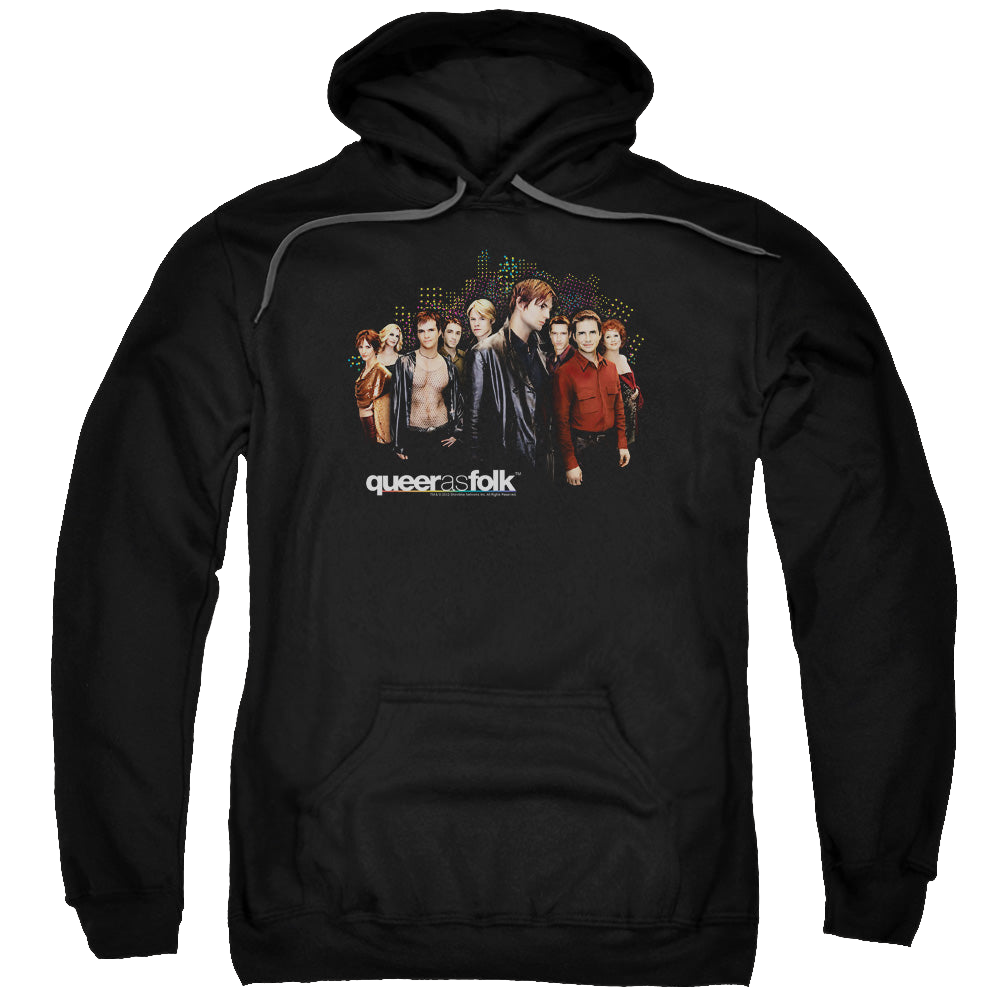 Queer as Folk Title - Pullover Hoodie Pullover Hoodie Queer as Folk