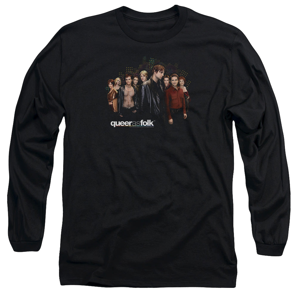 Queer as Folk Title - Men's Long Sleeve T-Shirt Men's Long Sleeve T-Shirt Queer as Folk