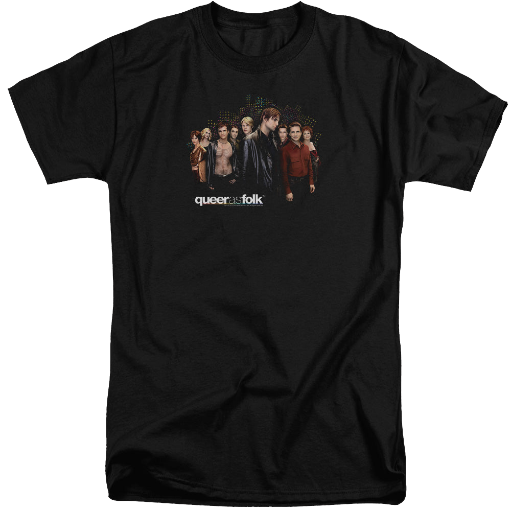 Queer as Folk Title - Men's Tall Fit T-Shirt Men's Tall Fit T-Shirt Queer as Folk