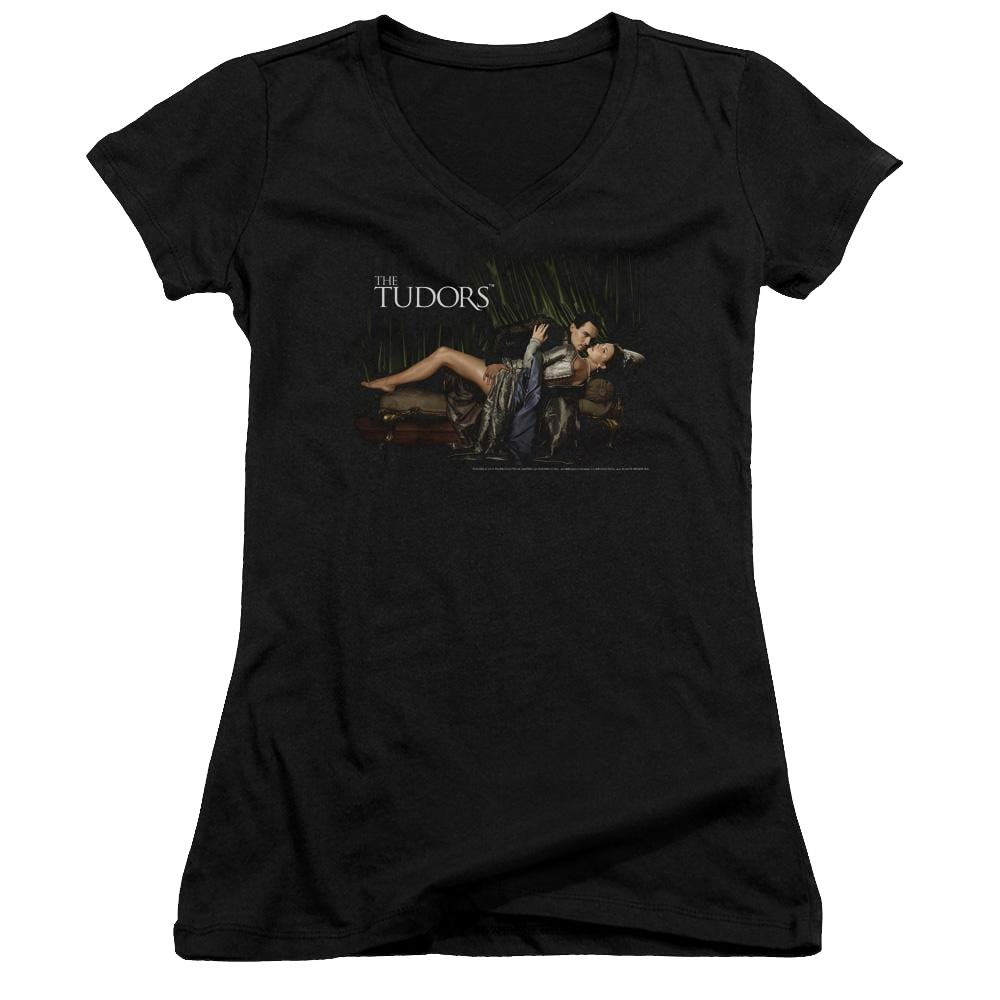 The Tudors The King And His Queen Juniors V-Neck T-Shirt Juniors V-Neck T-Shirt The Tudors