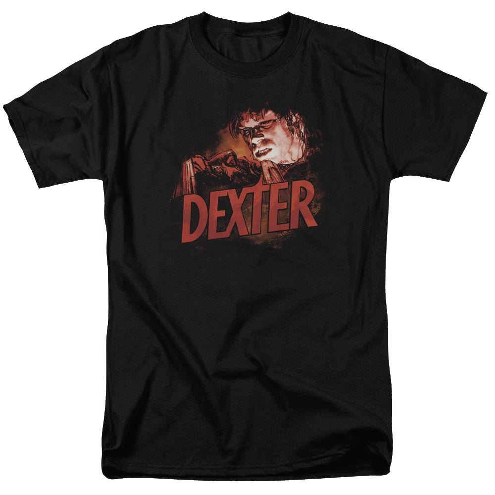 Dexter Drawing - Men's Regular Fit T-Shirt Men's Regular Fit T-Shirt Dexter