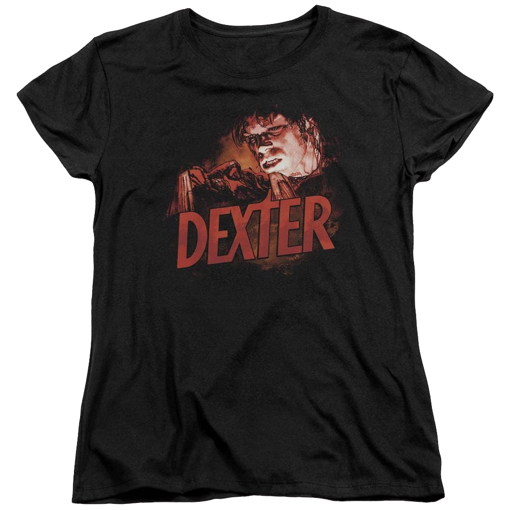 Dexter Drawing - Women's T-Shirt Women's T-Shirt Dexter