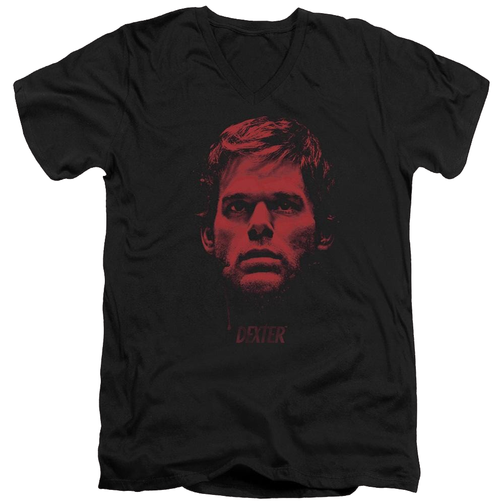 Dexter Bloody Face - Men's V-Neck T-Shirt Men's V-Neck T-Shirt Dexter