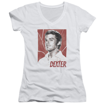 Dexter Poster - Juniors V-Neck T-Shirt Juniors V-Neck T-Shirt Dexter