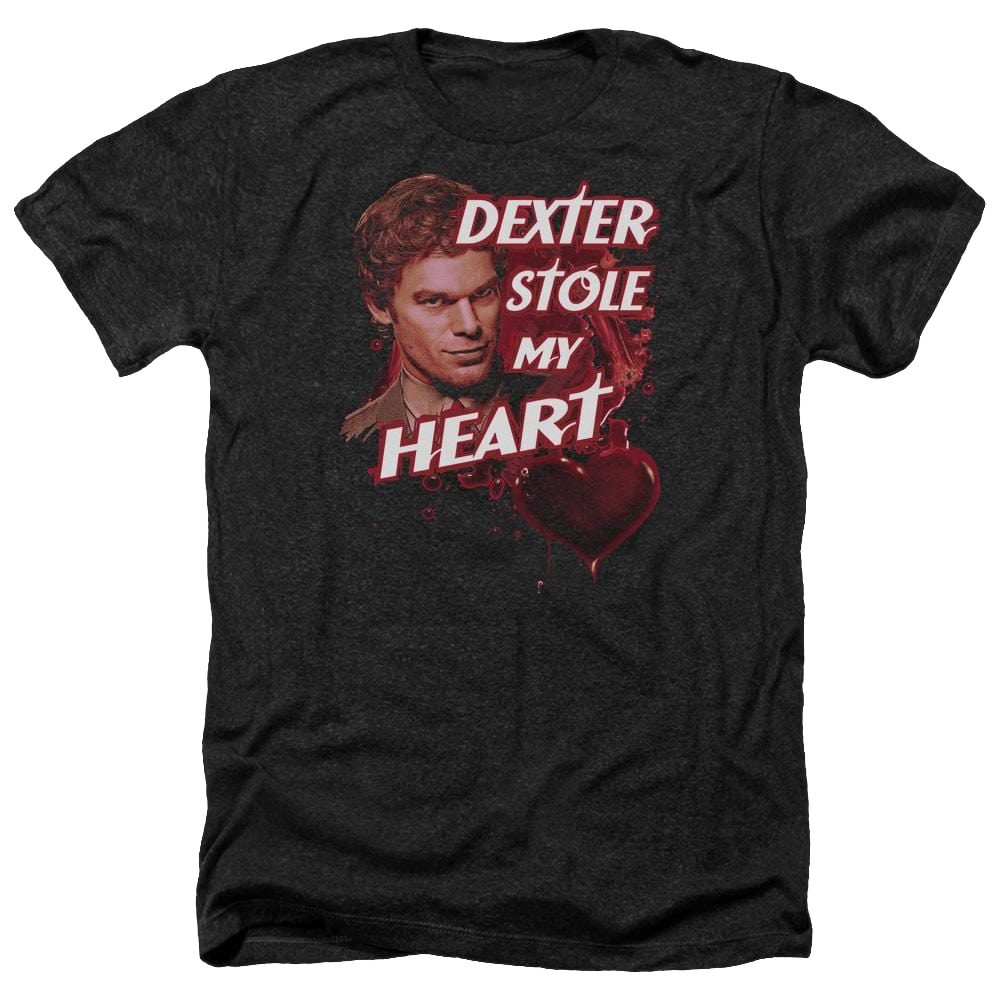 Dexter Bloody Heart - Men's Heather T-Shirt Men's Heather T-Shirt Dexter
