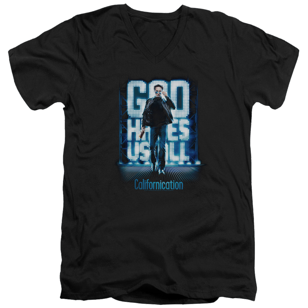 Californication Hit The Lights - Men's V-Neck T-Shirt Men's V-Neck T-Shirt Californication