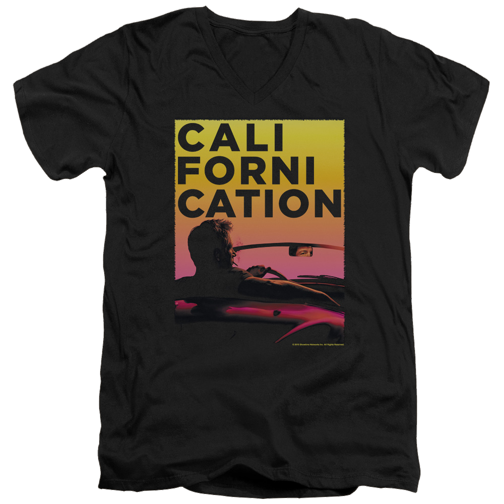 Californication Sunset Ride - Men's V-Neck T-Shirt Men's V-Neck T-Shirt Californication