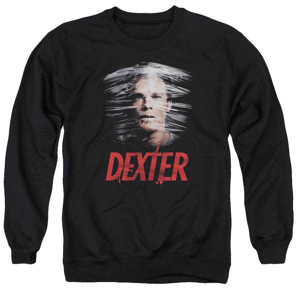 Dexter Plastic Wrap - Men's Crewneck Sweatshirt Men's Crewneck Sweatshirt Dexter