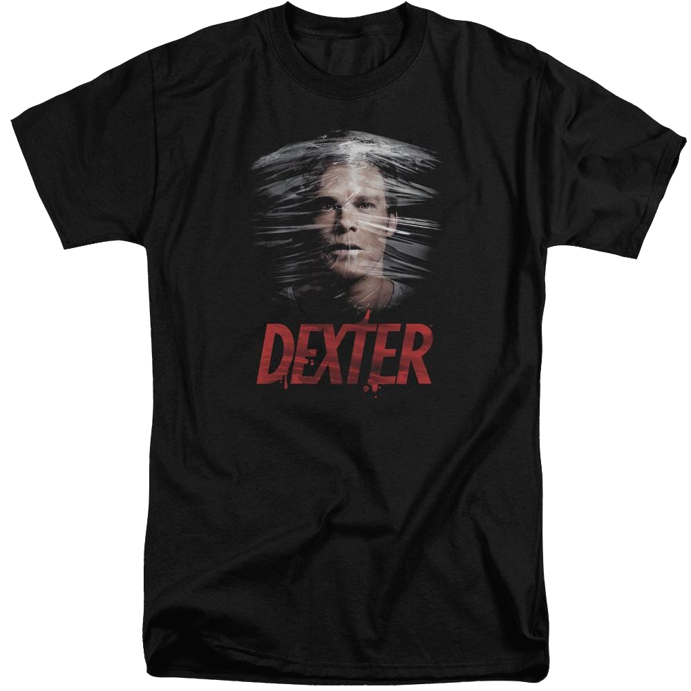 Dexter Plastic Wrap - Men's Tall Fit T-Shirt Men's Tall Fit T-Shirt Dexter