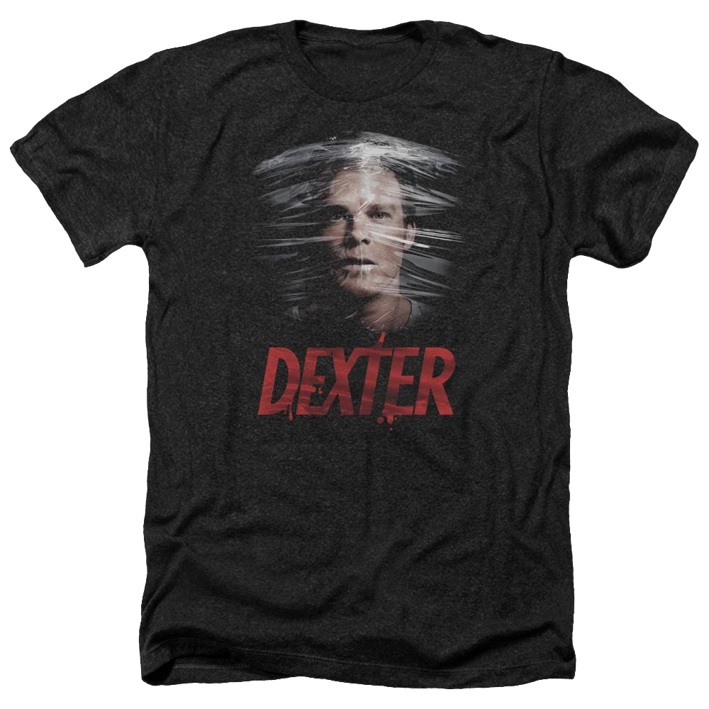 Dexter Plastic Wrap - Men's Heather T-Shirt Men's Heather T-Shirt Dexter