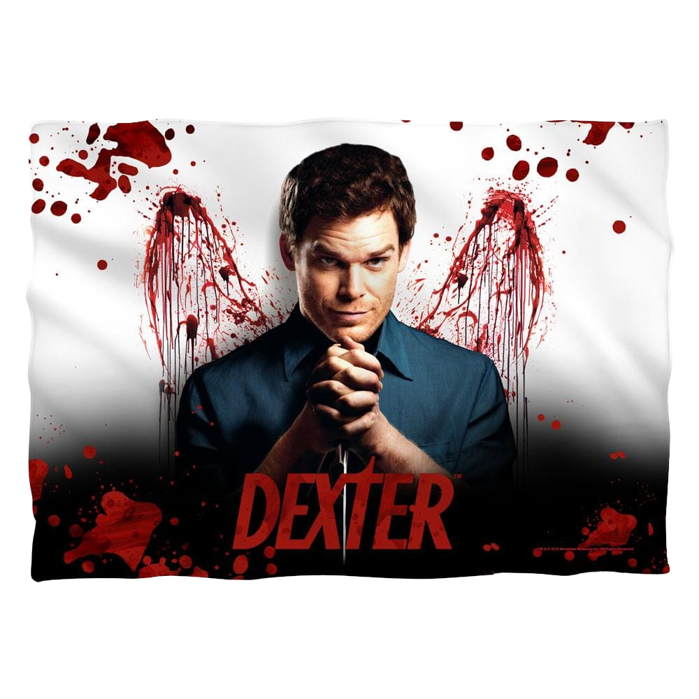 Dexter Blood Never Lies (Front/Back Print) - Pillow Case Pillow Cases Dexter