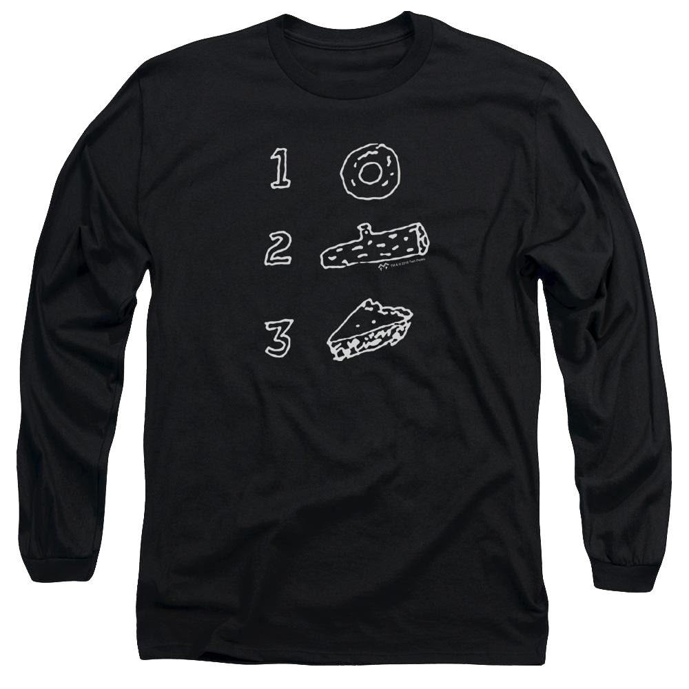 Twin Peaks Pie Log Donut Men's Long Sleeve T-Shirt Men's Long Sleeve T-Shirt Twin Peaks