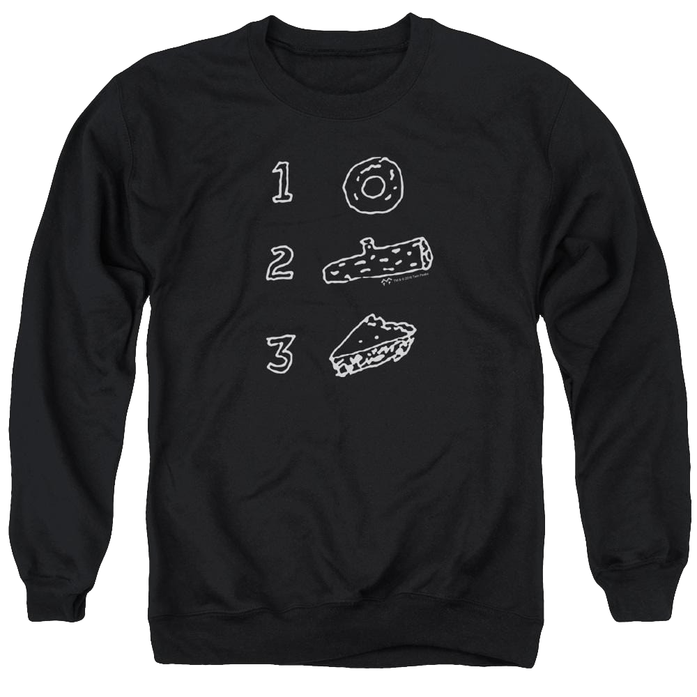 Twin Peaks Pie Log Donut Men's Crewneck Sweatshirt Men's Crewneck Sweatshirt Twin Peaks