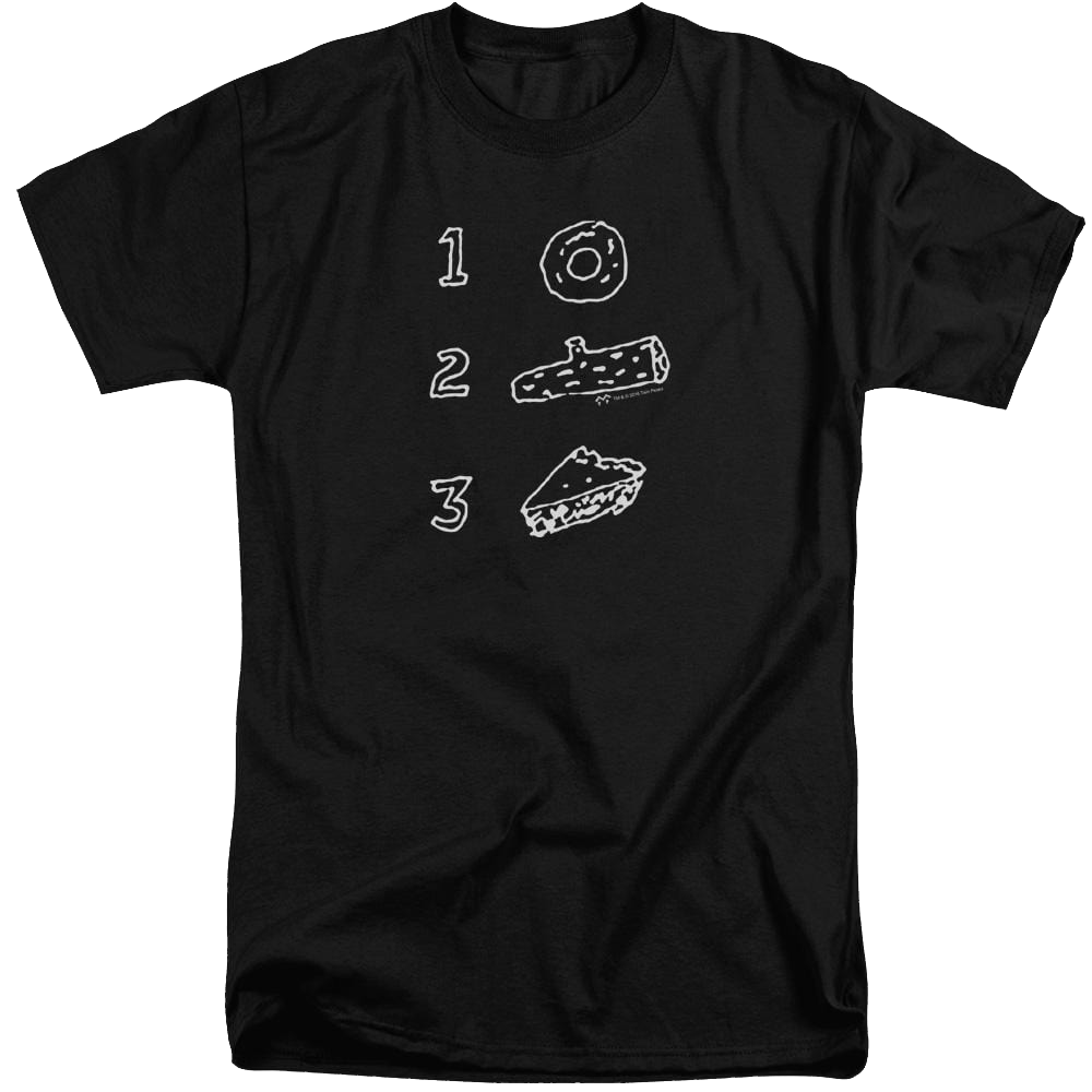 Twin Peaks Pie Log Donut Men's Tall Fit T-Shirt Men's Tall Fit T-Shirt Twin Peaks