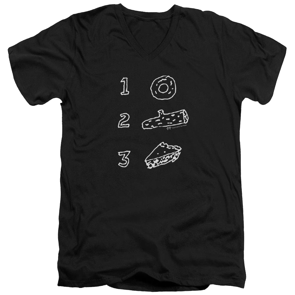 Twin Peaks Pie Log Donut Men's V-Neck T-Shirt Men's V-Neck T-Shirt Twin Peaks