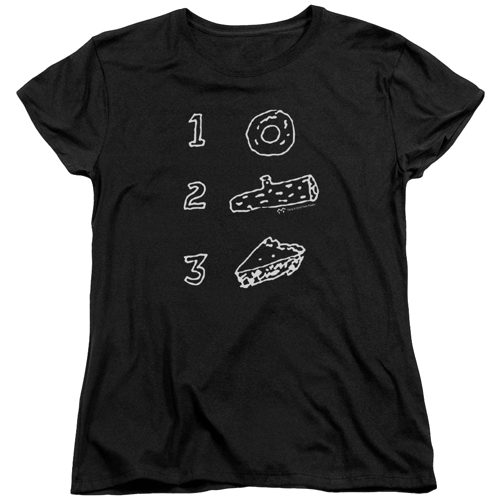 Twin Peaks Pie Log Donut Women's T-Shirt Women's T-Shirt Twin Peaks