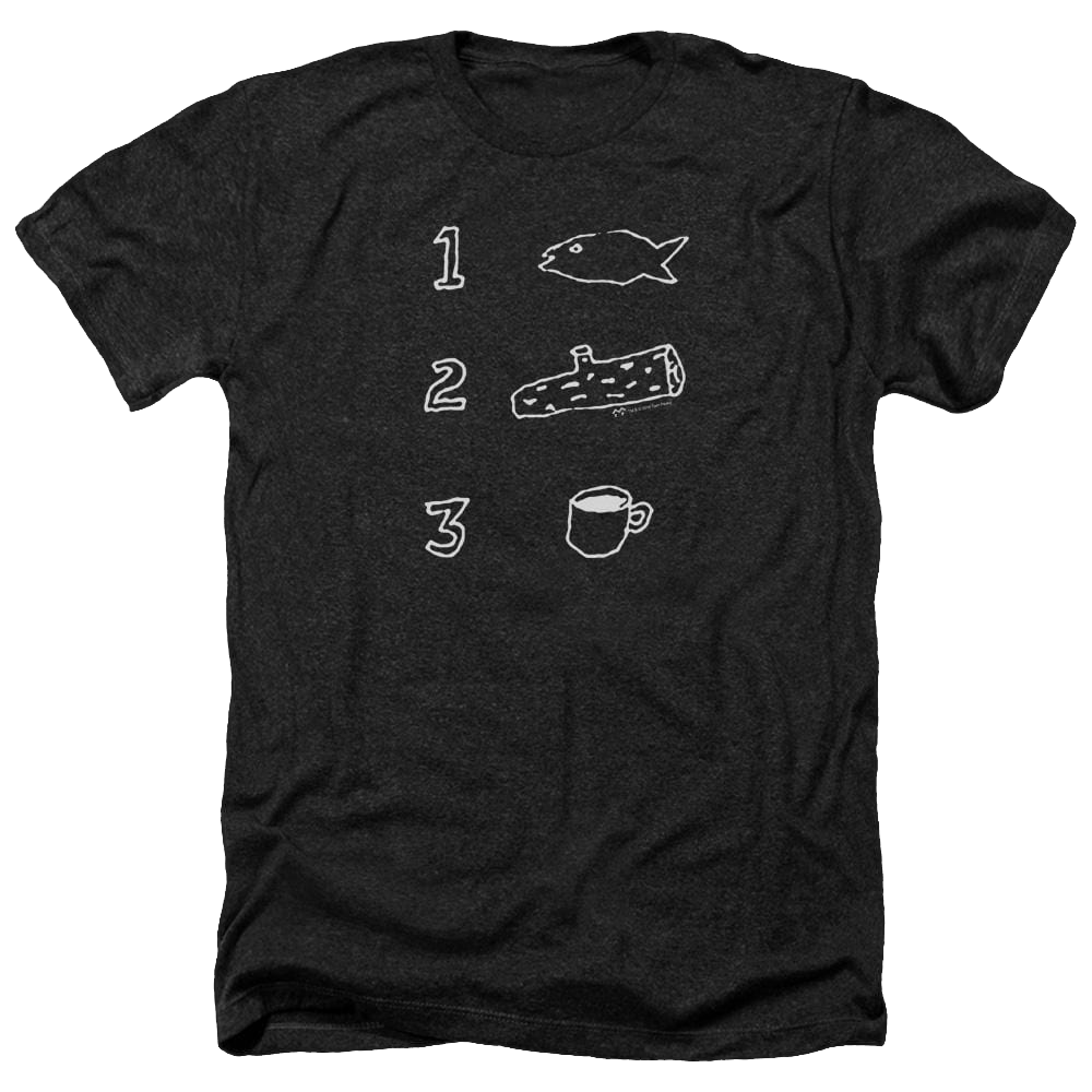 Twin Peaks Coffee Log Fish Men's Heather T-Shirt Men's Heather T-Shirt Twin Peaks