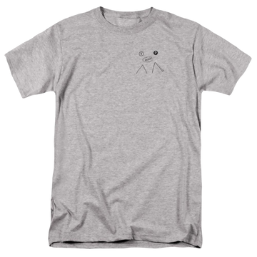 Athletic heather men's regular fit t-shirt with Twin Peaks Peak Pie graphic