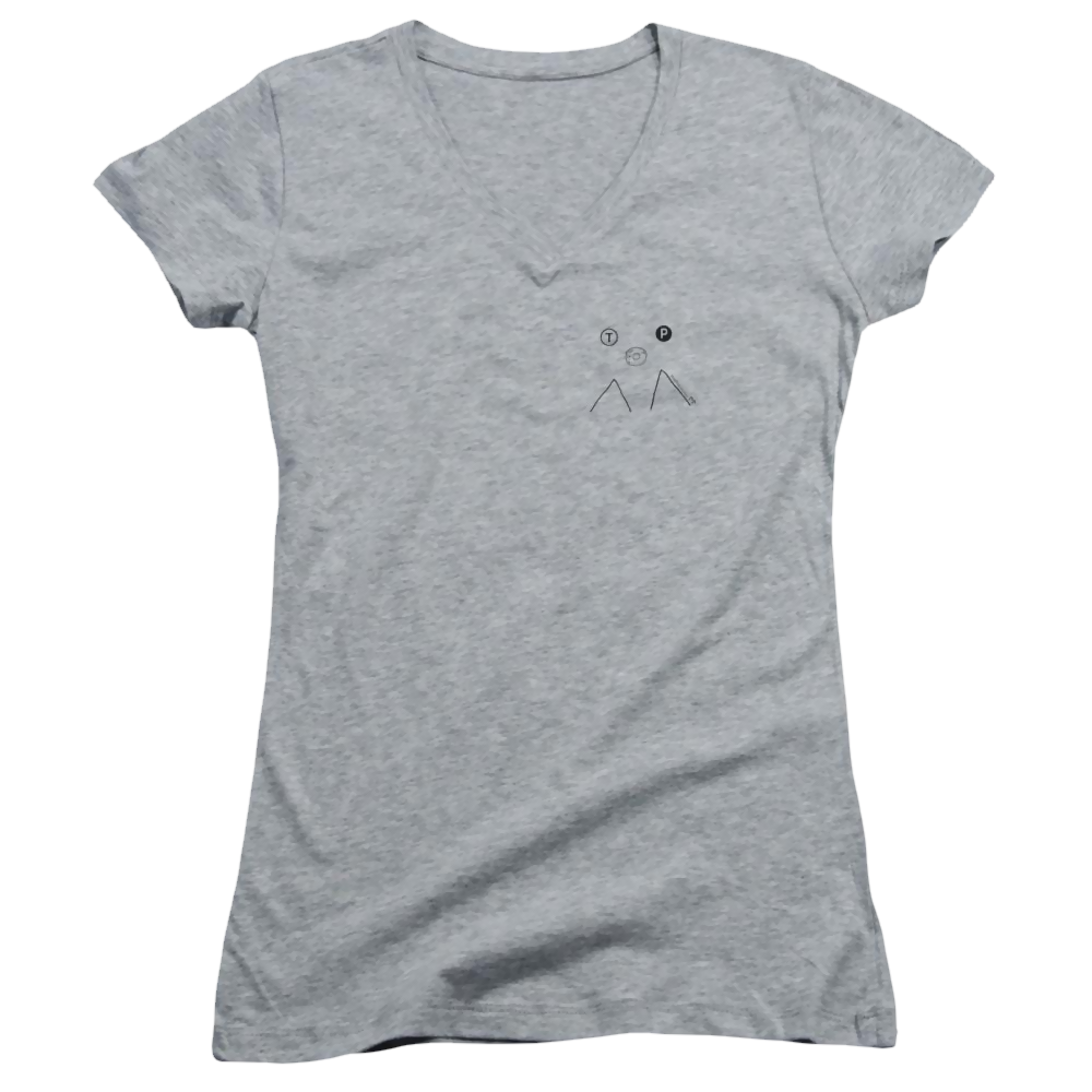 Twin Peaks Peak Donut Juniors V-Neck T-Shirt Juniors V-Neck T-Shirt Twin Peaks