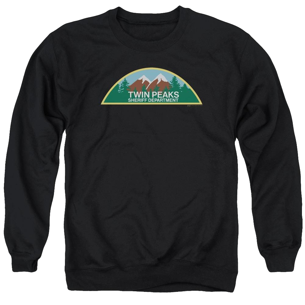 Twin Peaks Sheriff Department Men's Crewneck Sweatshirt Men's Crewneck Sweatshirt Twin Peaks