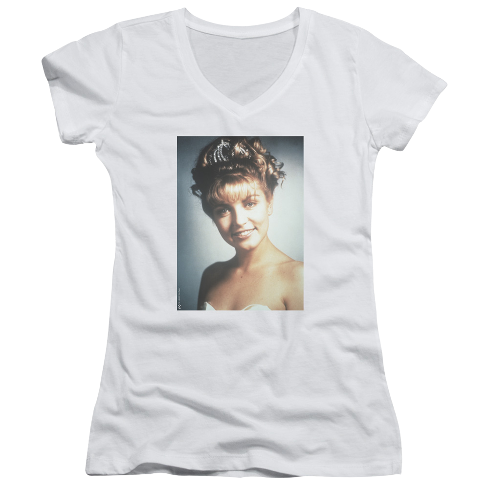 Twin Peaks Laura Palmer Juniors V-Neck T-Shirt Juniors V-Neck T-Shirt Twin Peaks