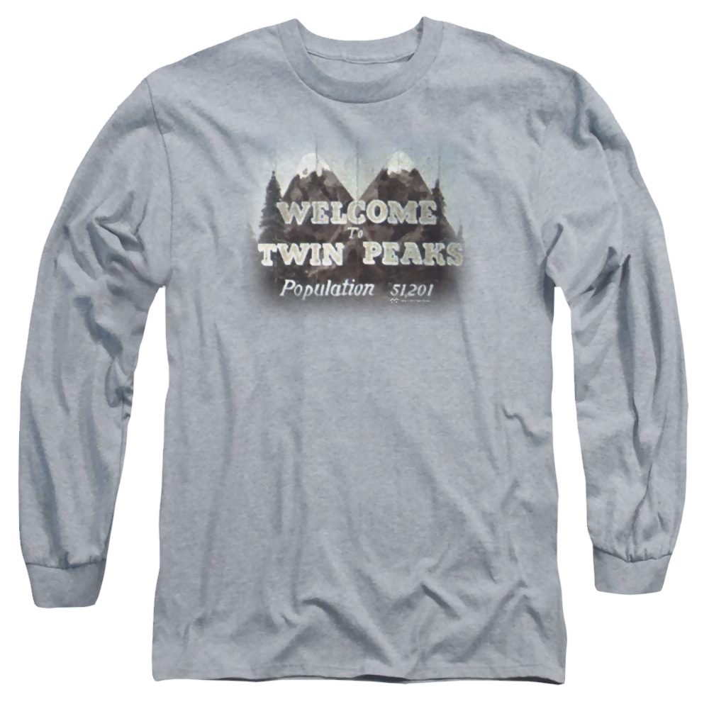 Twin Peaks Welcome To Men's Long Sleeve T-Shirt Men's Long Sleeve T-Shirt Twin Peaks