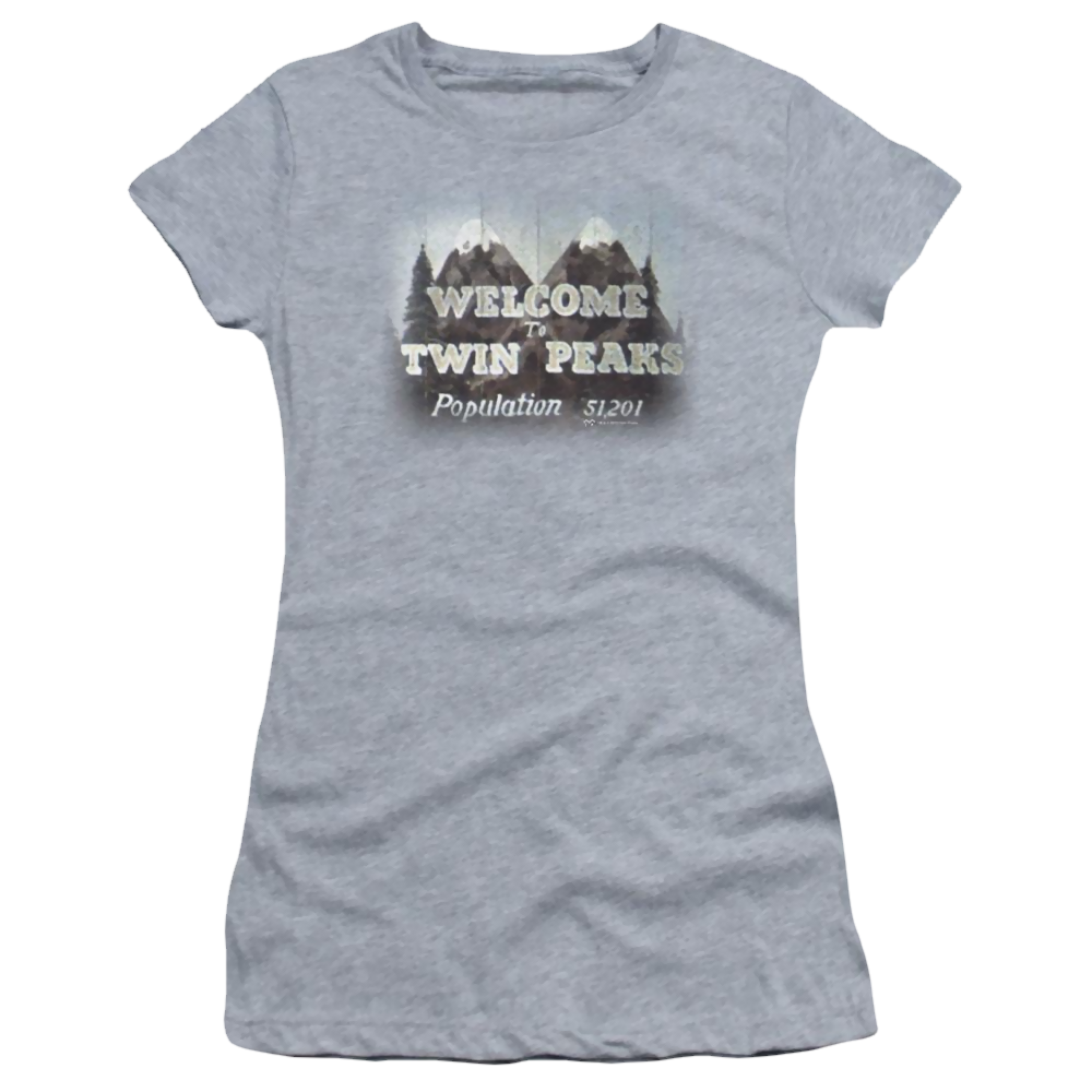 Twin Peaks Welcome To Juniors T-Shirt Juniors T-Shirt Twin Peaks