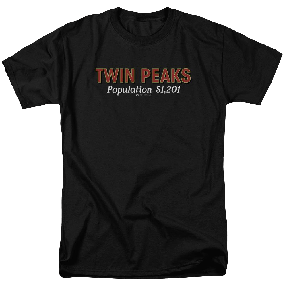 Twin Peaks Population - Men's Regular Fit T-Shirt Men's Regular Fit T-Shirt Twin Peaks