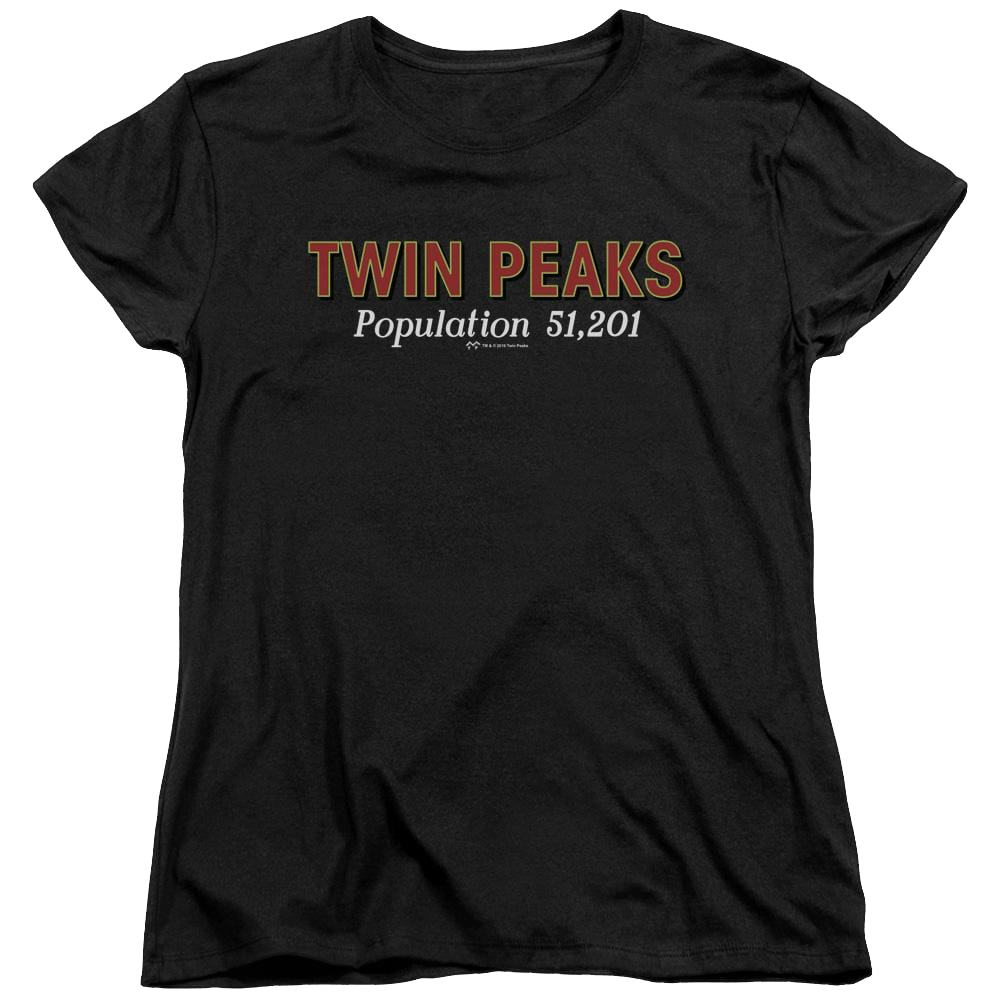 Twin Peaks Population Women's T-Shirt Women's T-Shirt Twin Peaks