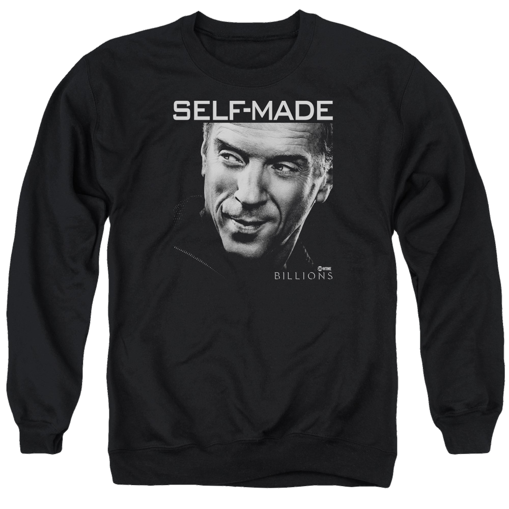 Billions Self Made - Men's Crewneck Sweatshirt Men's Crewneck Sweatshirt Billions