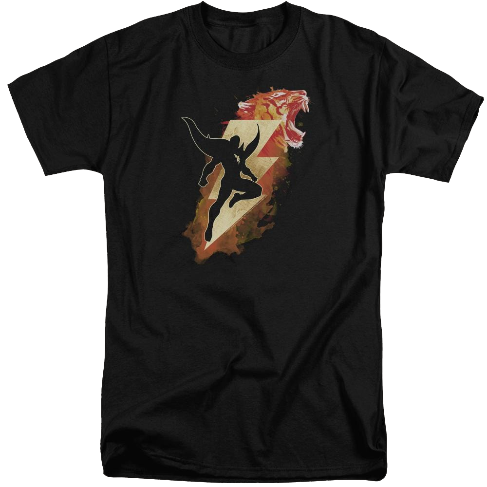 Shazam Movie Tiger Bolt - Men's Tall Fit T-Shirt Men's Tall Fit T-Shirt Shazam
