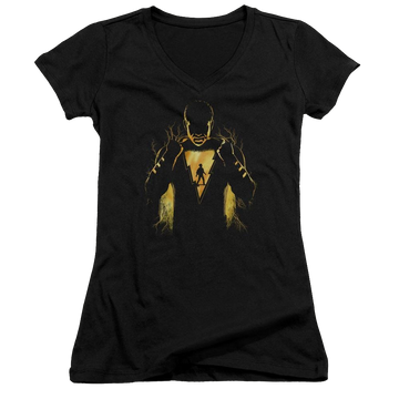 Shazam Movie Whats Inside - Juniors V-Neck T-Shirt Juniors V-Neck T-Shirt Shazam