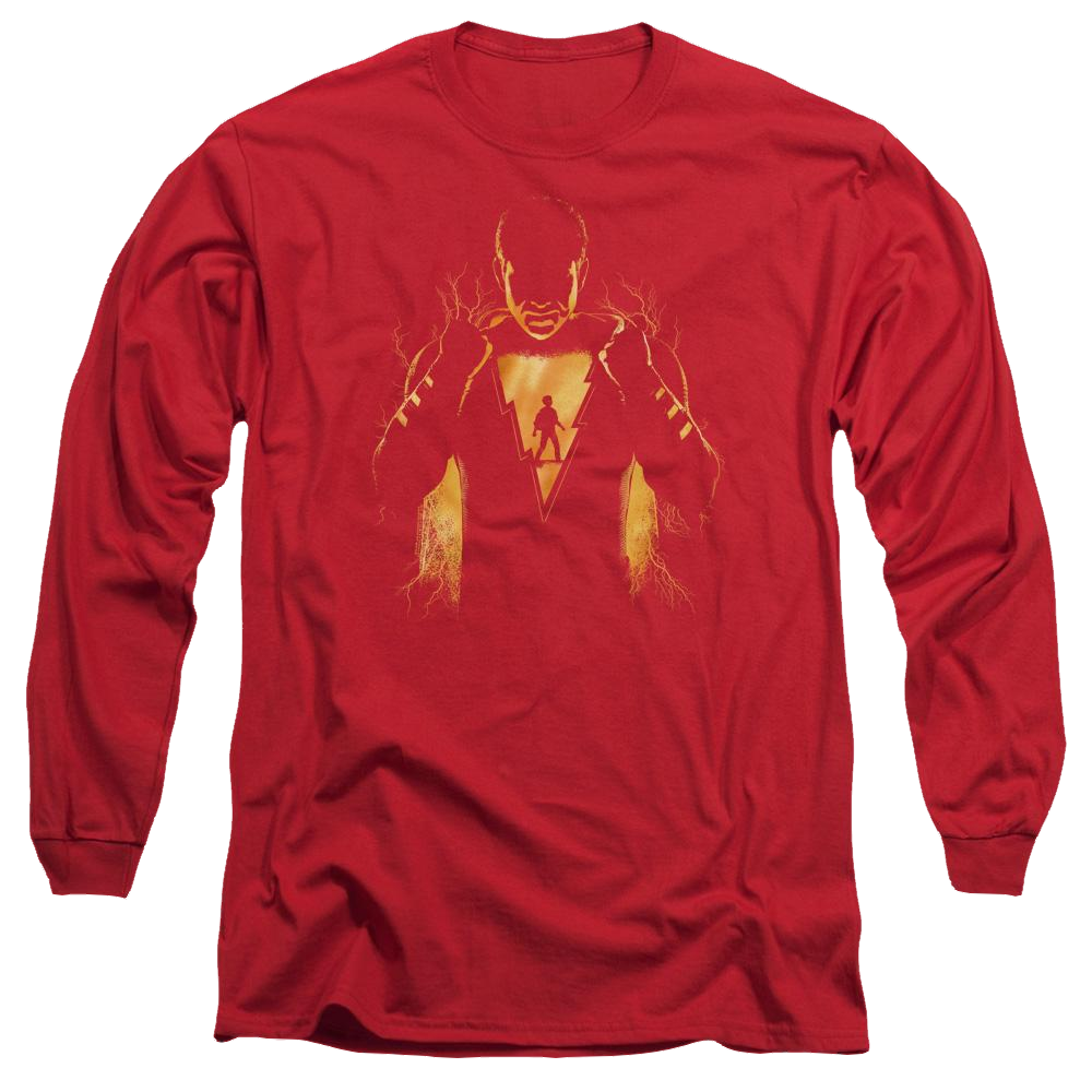 Shazam Movie Whats Inside - Men's Long Sleeve T-Shirt Men's Long Sleeve T-Shirt Shazam
