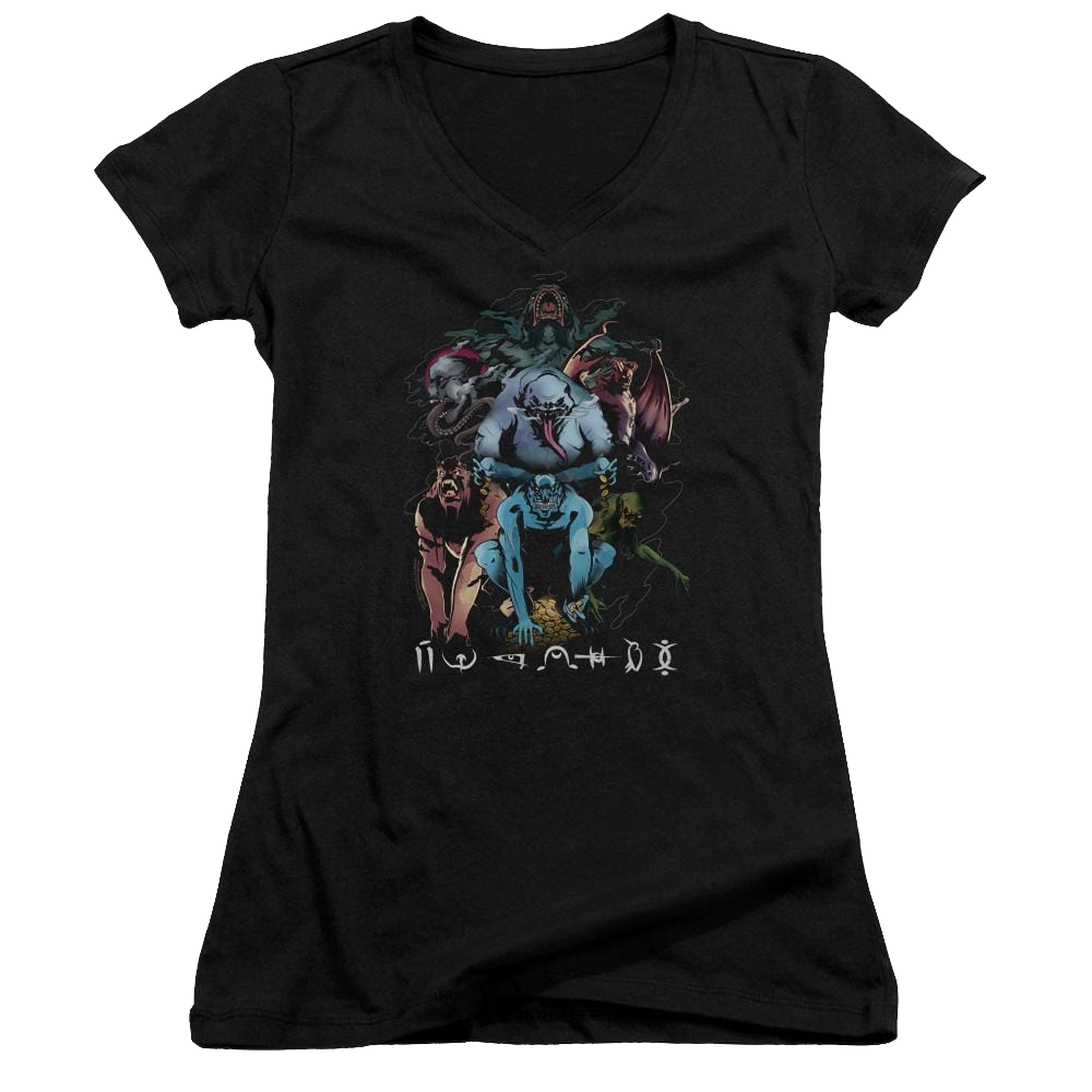 Shazam Movie Sins - Juniors V-Neck T-Shirt Juniors V-Neck T-Shirt Shazam