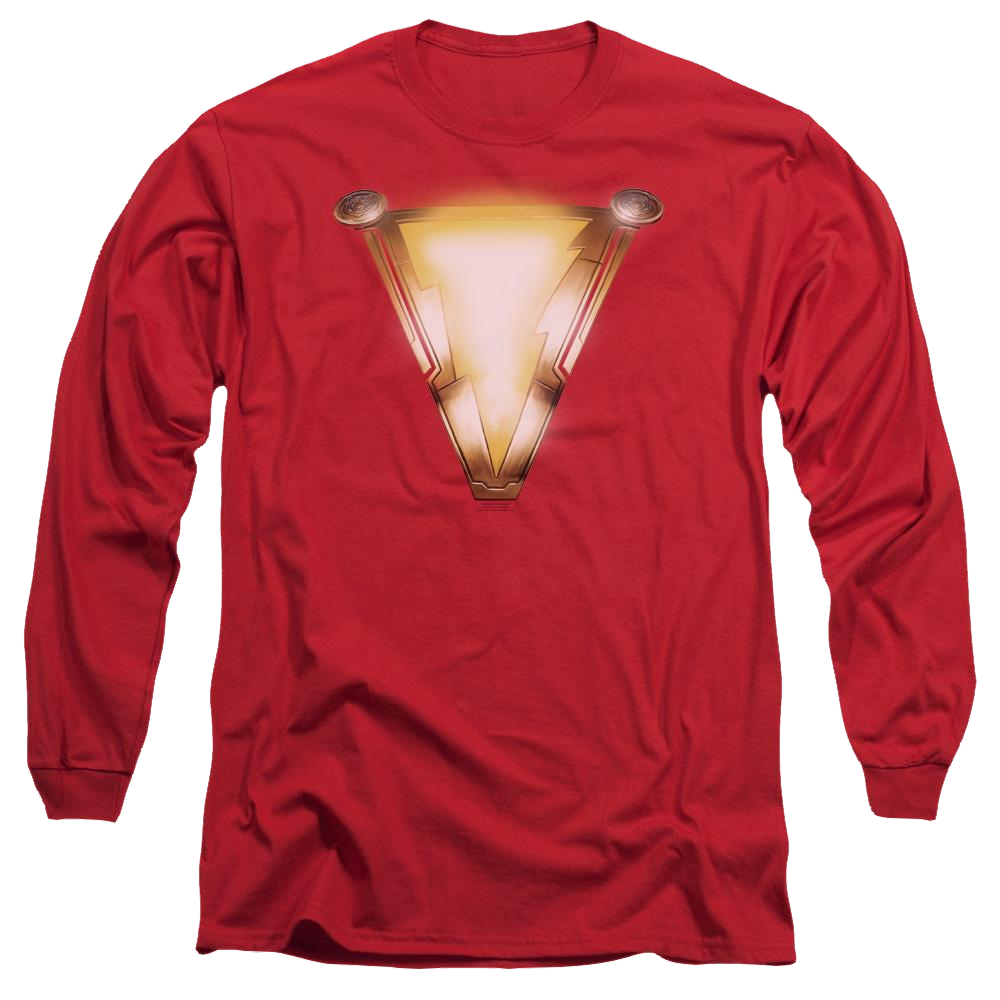 Shazam Movie Bolt - Men's Long Sleeve T-Shirt Men's Long Sleeve T-Shirt Shazam